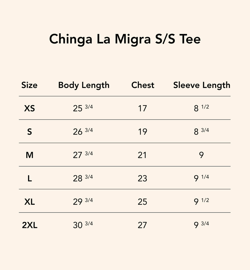 Chinga La Migra S/S Shirt