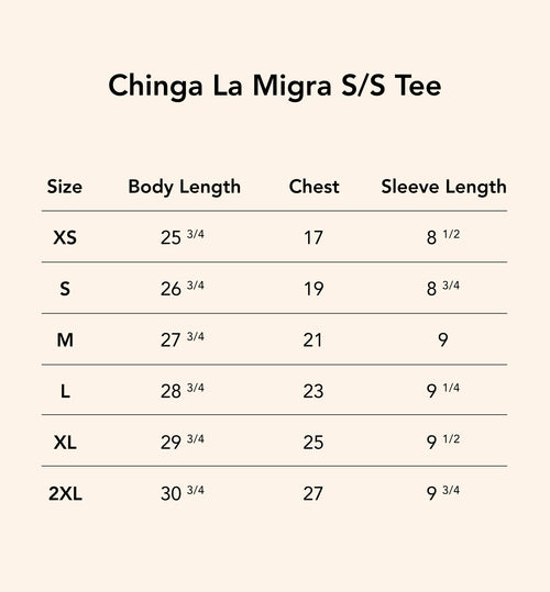 Chinga La Migra S/S Shirt