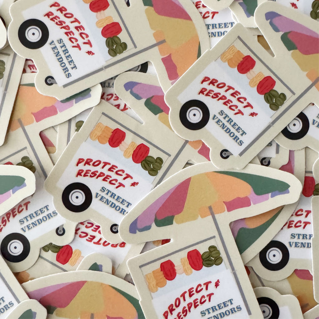 Protect & Respect Street Vendors Sticker
