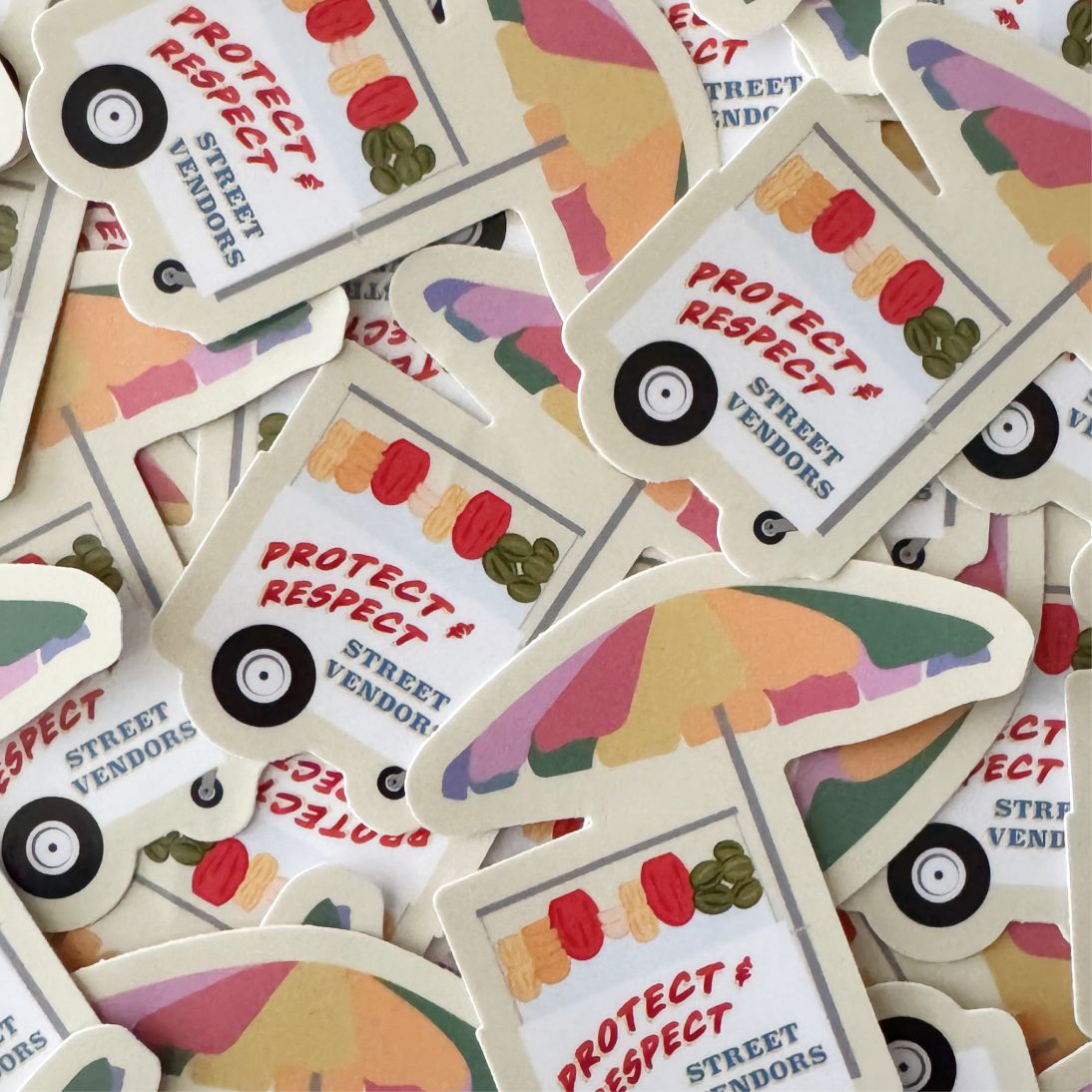 Protect & Respect Street Vendors Sticker
